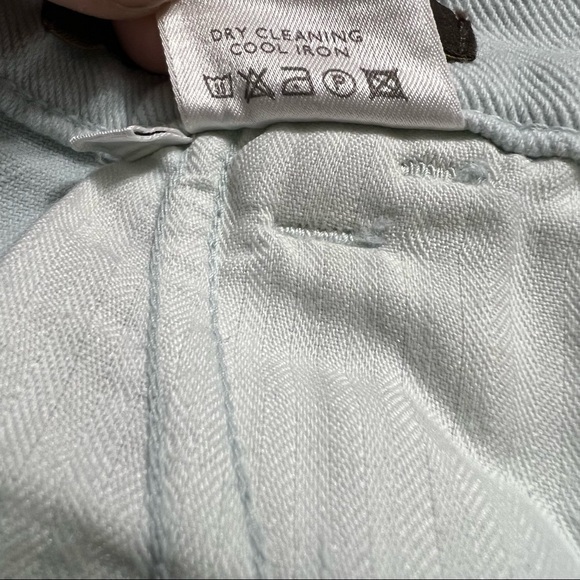 LORO PIANA Women's Mathias Trouser Light Mint High Rise Jeans Denim 42 6 - Picture 5 of 10